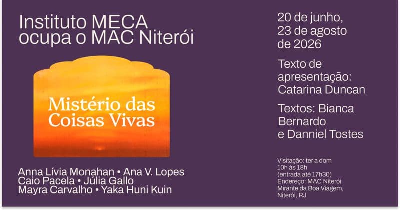 Instituto MECA leva os Mistério das Coisas Vivas ao Mac Niterói
