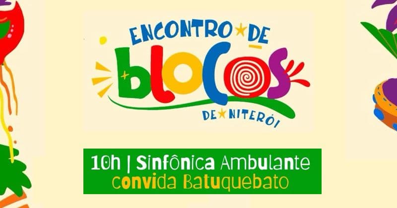 Sinfônica Ambulante recebe o Batuquebato no Encontro de Blocos