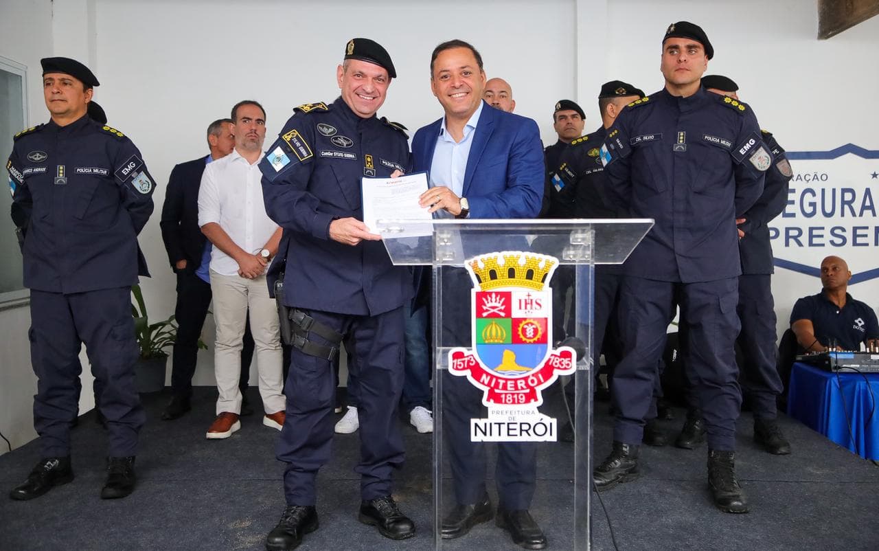 Niterói tem nova base do Segurança Presente e prefeito regulamenta a Lei In Memoriam