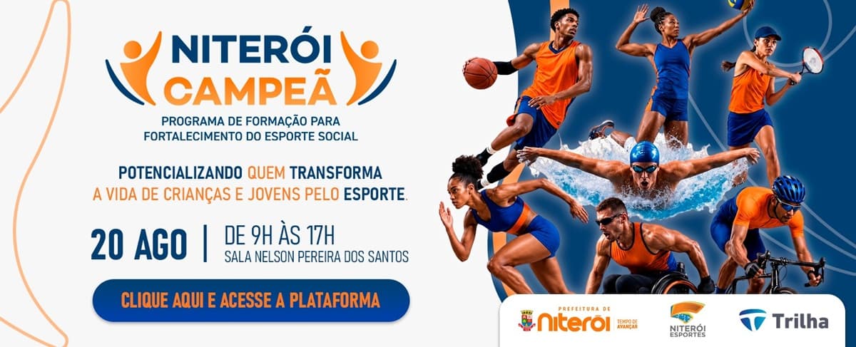 Prefeitura de Niterói abre inscrições para capacitação gratuita voltada a entidades esportivas do terceiro setor